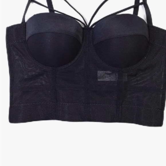Other - Brand new mesh corset top. Built-in Bra, Thin Straps, Slim Fit Cami Top.